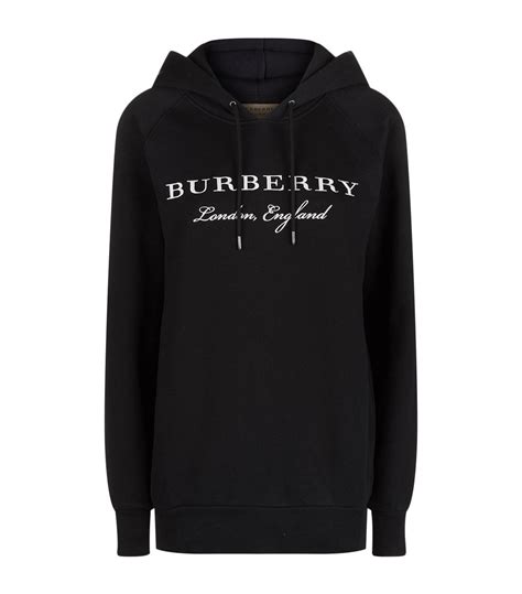 burberry archive logo embroidered hoodie|Burberry graphic hoodie.